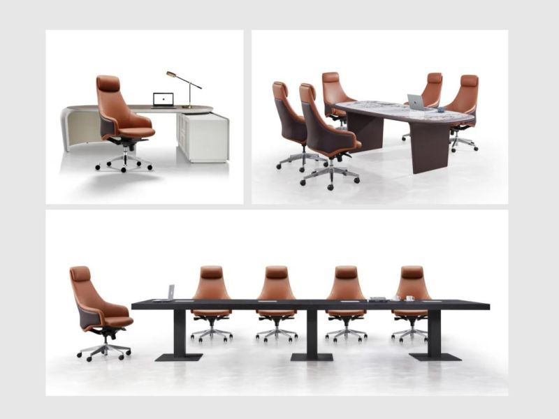 Zode High Quality Office Modern Big & Tall High Back Conference Executive Task Leather Computer Chair