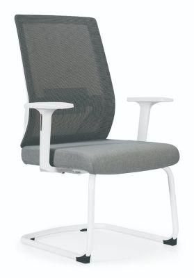 Modern Furniture Training Meeting Fabric Mesh Folding Office Chair with Armrest