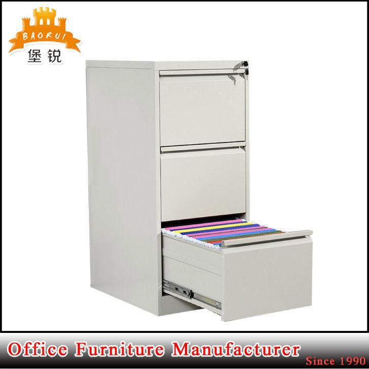 Fas-002-3D Luoyang 3 Drawer Steel Document Storage Furniture Metal Filing Cabinet