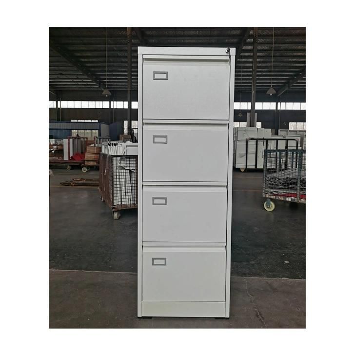 Fas-001-4D Office Use A4 Size File Storage Metal 4 Drawers Vertical Steel Filing Cabinet