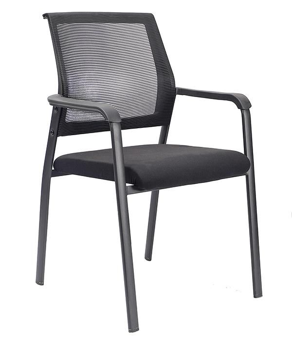 Office Negotiation Conference Waiting Visitor Mesh Chair with Armrest