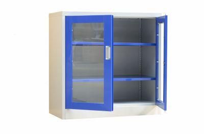 Half Glass Door Office Use File Storage Cupboard