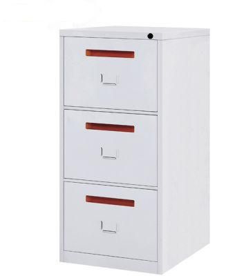 3 Drawers Office Use Metal Tool Vertical Filing Cabinet