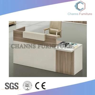 Cheap Price Reception Desk Computer Table Melamine Counter for Hall (CAS-RA25)