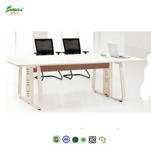 Wooden Conference Offfice Table Office Furniture Office Desk Metal Leg