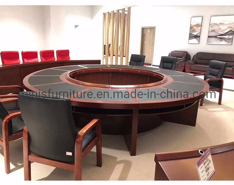 (M-CT373) Popular Hotel/Govenment/School Office Furniture Round Wood Conference Table