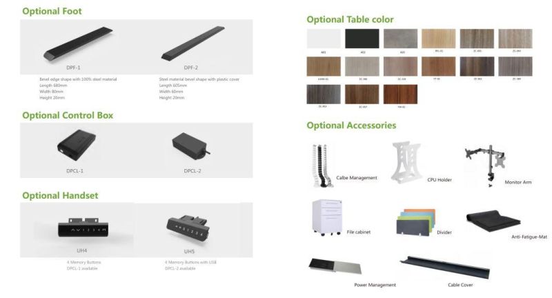 Office Furniture Computer Desk Electric Table Height Adjustable Office Table