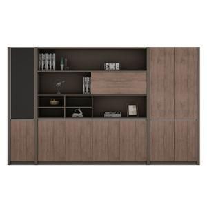 Luxury Wooden Design E0 MFC MDF Office Cabinet