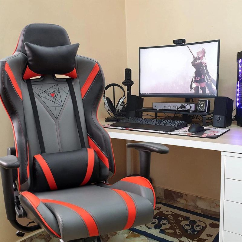 High Back Comfortable PU Leather Ergonomic Swivel Chair New Gaming Race Chair Cheaper