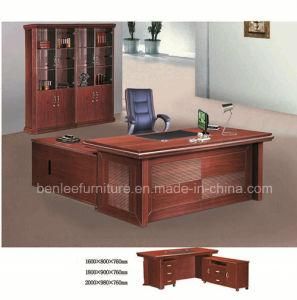 L Shape Modern Office Wood Furniture Director Table (BL-716)
