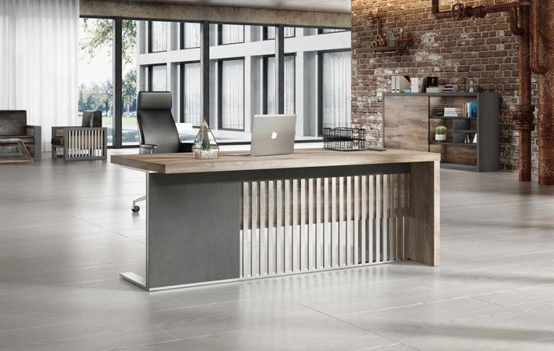 Tahope Industrial Style Luxury Boss Executive Director Wooden Office Table