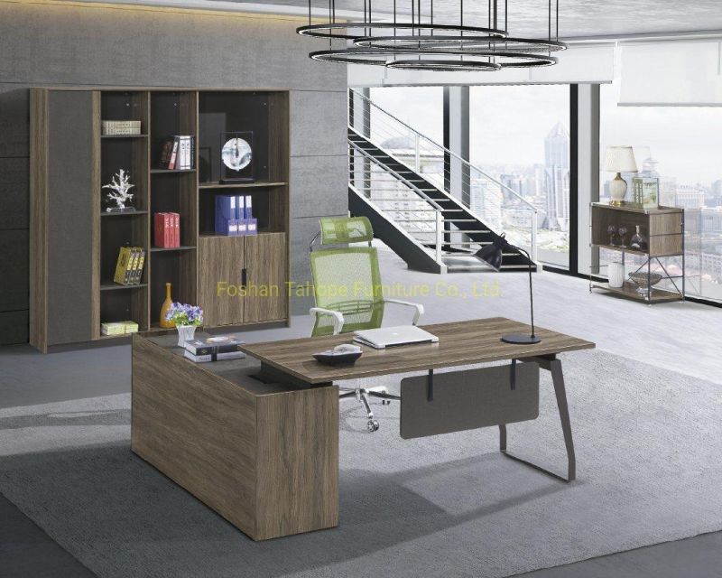 Smart Modern Style Melamine Wooden Office Executive Desk
