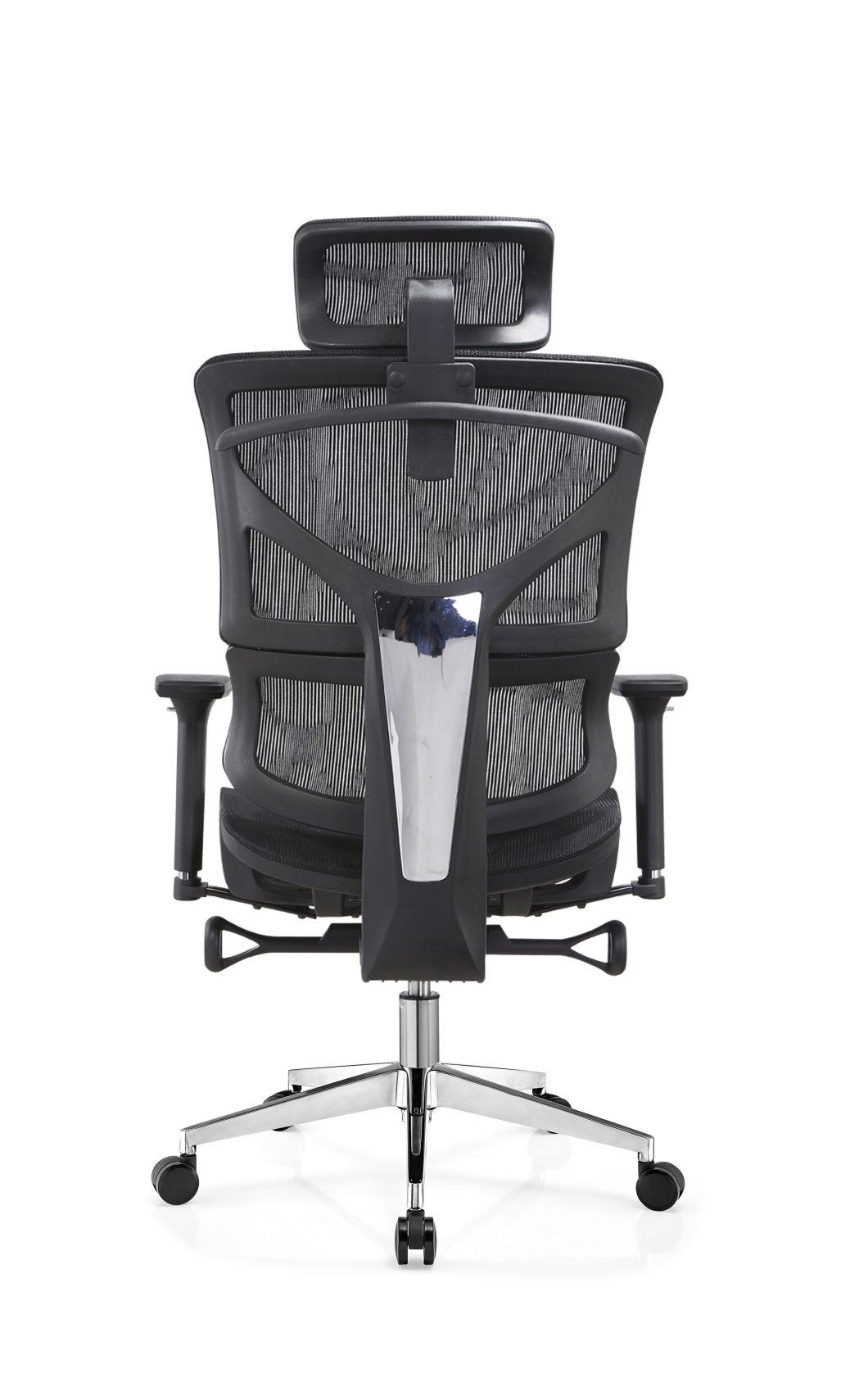 Black New Material High Resilience Flexibility Soundproof Mesh Office Seat Chairs
