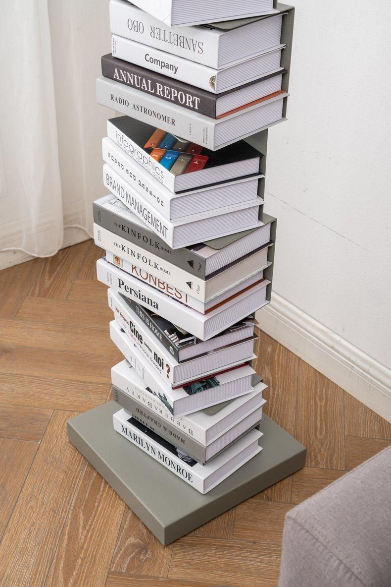 DIY Customizable Carbon Steel Multi-Layer Office Bookcase Living Room Furniture Bookshelf