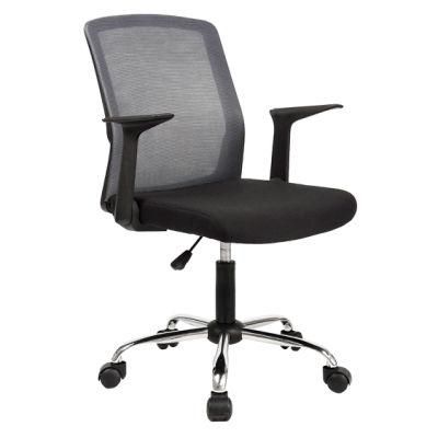 Anji Yik High Quality Good Factory Price MID Back Mesh Camira Fabric Ergonmic Adjustable Swivel Task Meeting Conference Ergonomic Office Chair