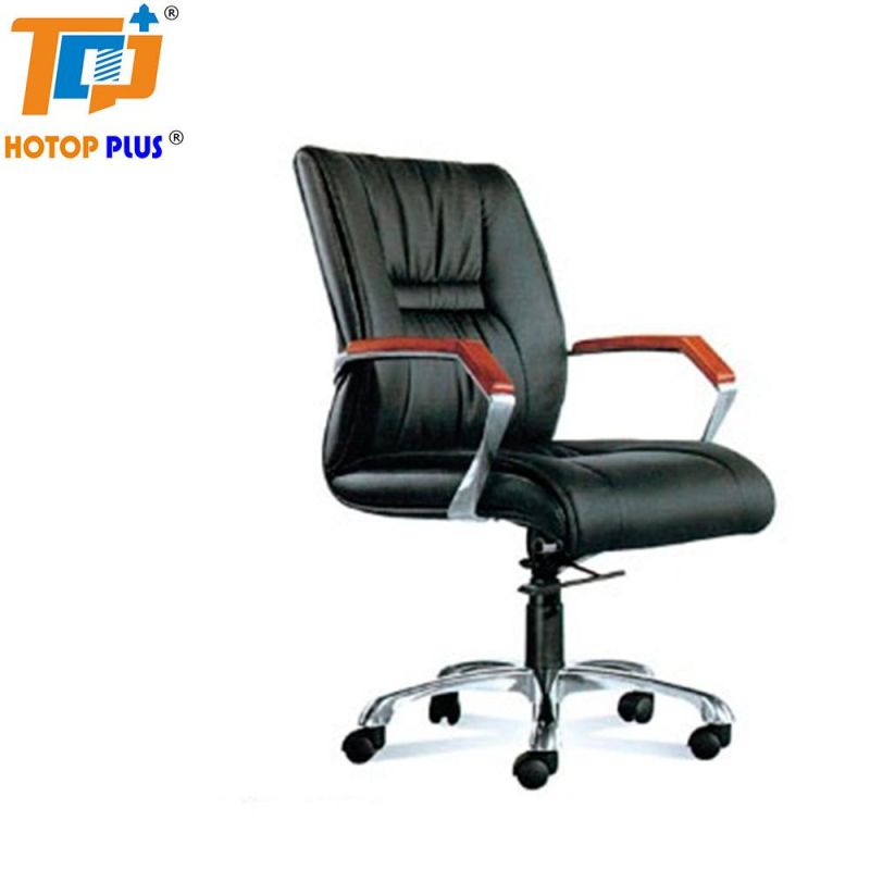 Medium Back PU Leather Office Furniture Manager Swivel Executive Chair