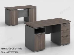 Modern Melamine Metal Frame L Shape Corner Office Desk Manager Table