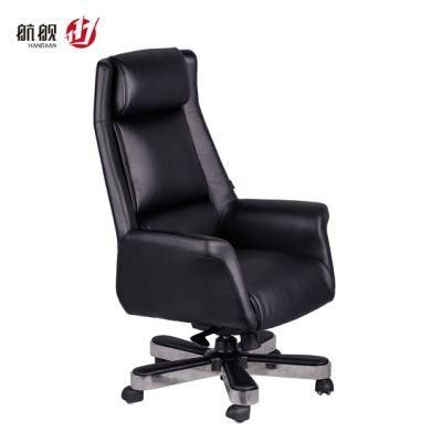 Big and Tall Executive Chair Leather Computer Chair Desk Chair with Cushion for Back Support