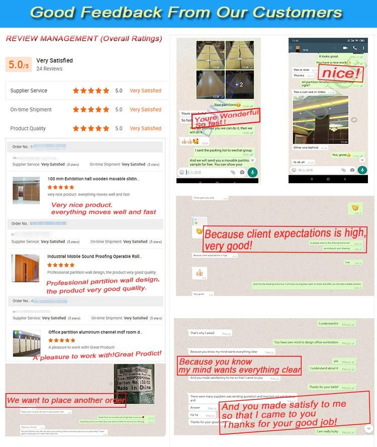Restaurant Banquet Hall Fabric Painting Melamine Movable Walls Price Acoustic Sliding Foldable Aluminum Soundproof Partition