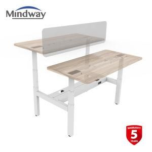 Face to Face Ergonomic Height Adjustable Electric Standing Computer Desk