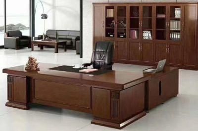 Classical Good Quantity Ergonomic Wooden Office Executive Desk
