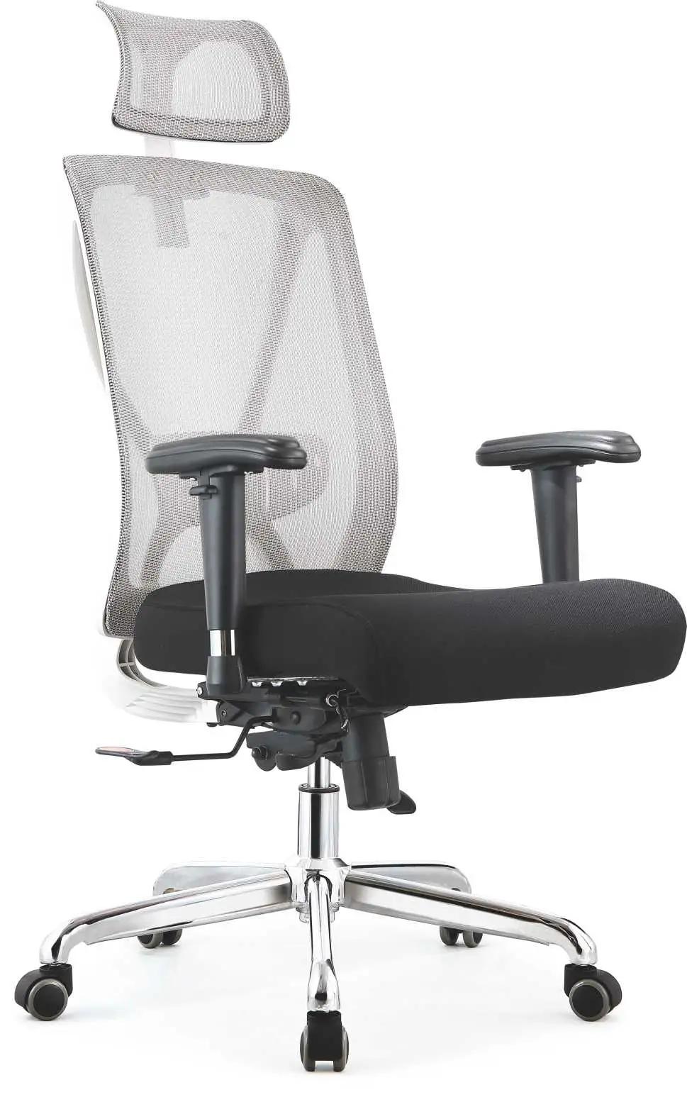 Contract Ergonomic Design Comfortable Affordable Multi-Function Luxury Executive Mesh Office Chair with PU Castor
