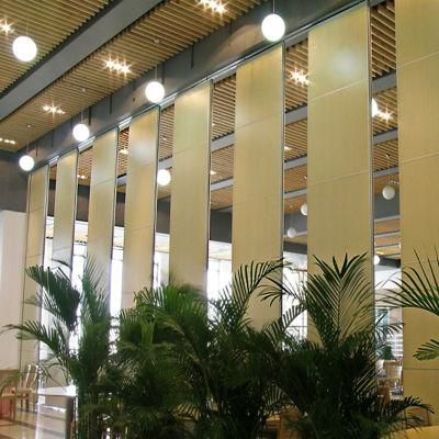 Soundproof Banquet Hall Aluminum Frame Hotel Mobile Movable Partition Wall