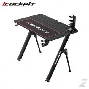 Icockpit Innovative Ergonomics Gaming Computer Desk Modern Table Gaming Desk for Gamer