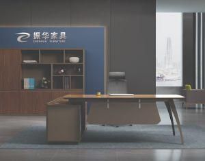 Chinese Factory Direct Sale Customize Design Executive L Shaped Desk Wooden Office Furniture