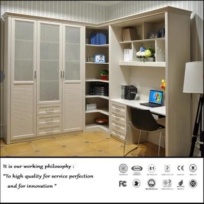 PVC White Melamine Bookshelf (FY1008)