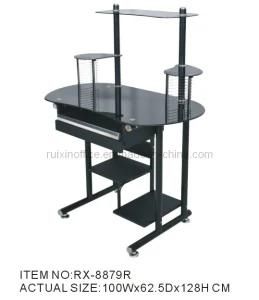 Tempered Glass Office Desk (RX-8879R)