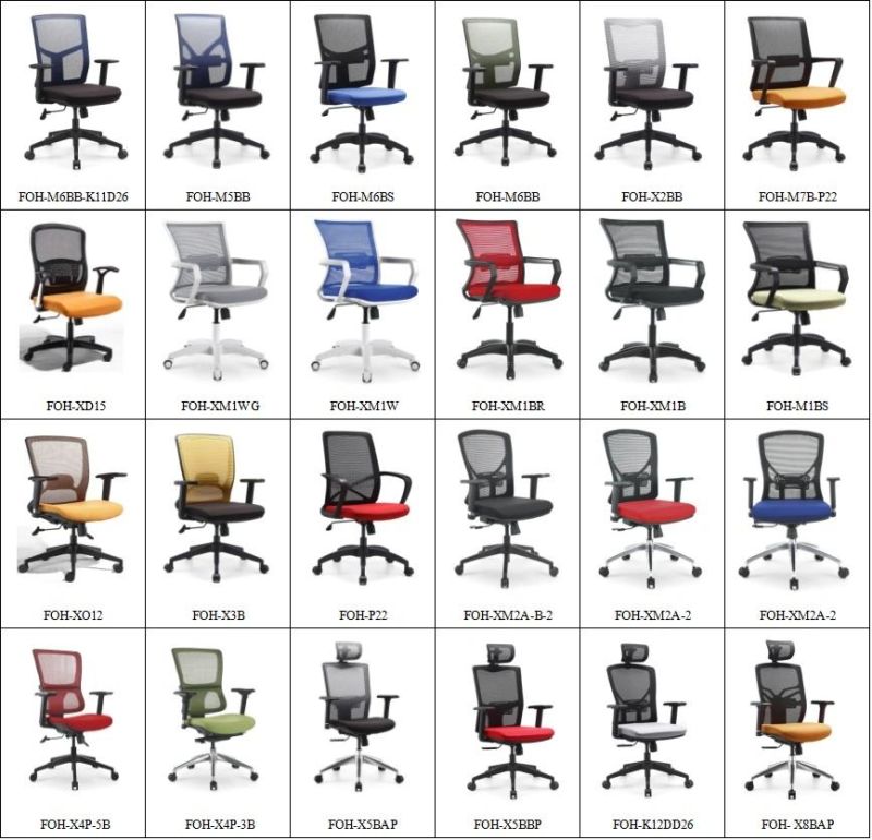 Morden Office Furniture Blue Mesh MID Back Task Chair (FOH-M6BS)