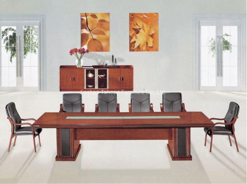 Wooden Office Furniture CEO Manager Desk with Cabinet
