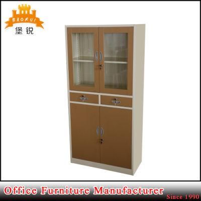 Office Furniture Glass Door Filing Cabinet with 2 Drawer