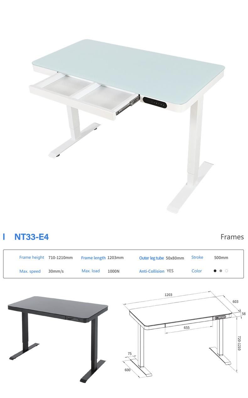 Metal New Nate China Sit Computer Stand up Desk Nt33-E4