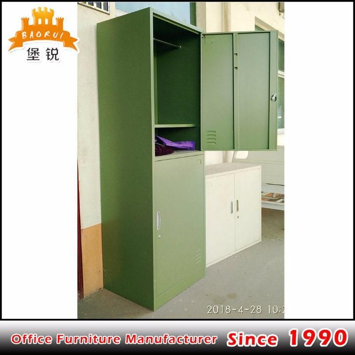 Fas-014 Hot Sale 2 Tier Army Used School Clothes Storage Locker
