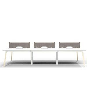 Fashionable Contemporary 6 Person Office Workstation