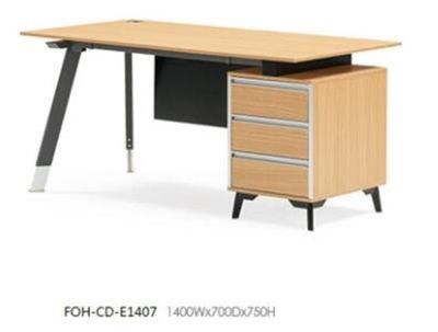 Nice Design Modern Computer Desk Photos with Metal Leg (FOH-CD-E1407)