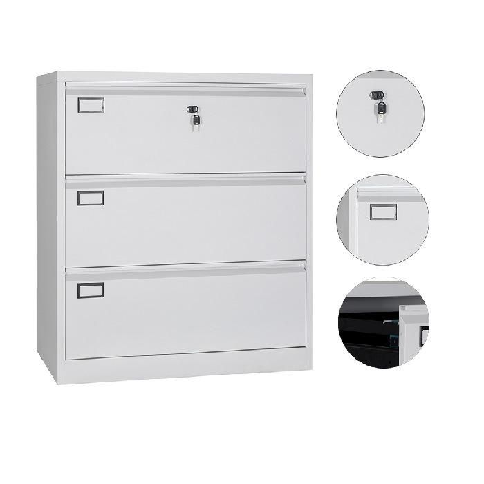 Steel 3 Drawer Lateral Filing Cabinet