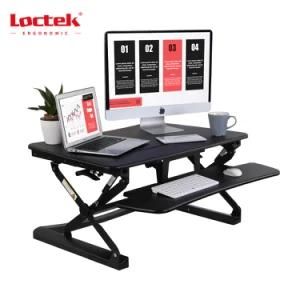 Loctek 35&quot; Desk Riser Sit-Stand Workstation Office Table