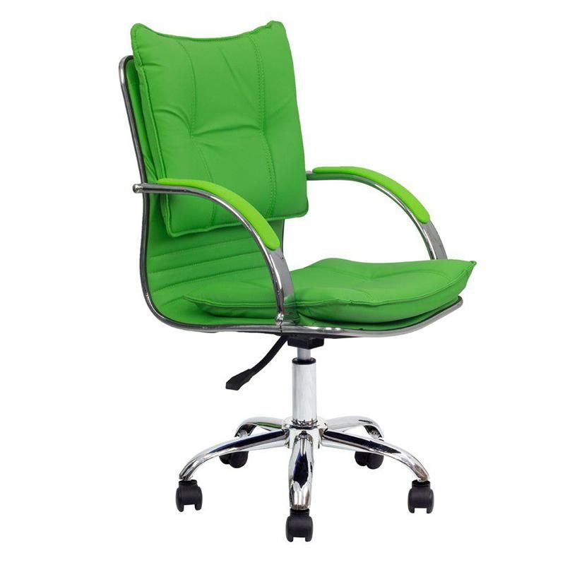 Lisung Modern High Back Chrome Based Leather Office Chair