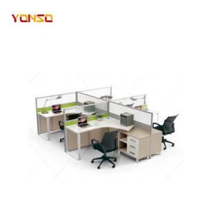 Office Modular System Furniture with Frame &amp; Panel Cubical Work Station