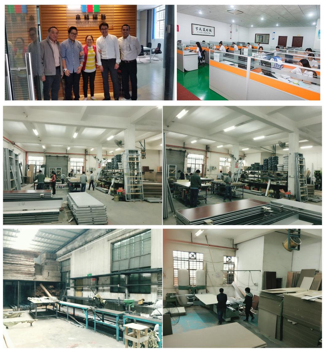 Office Operable Acoustic Folding Door Partition Movable Partition Wall