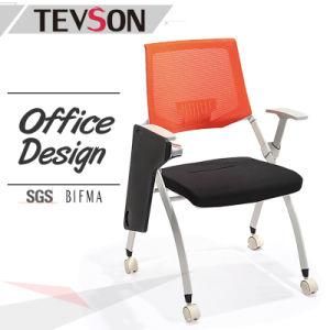 Fashion and Modern Office Training Folding Chair with Writing Tablet
