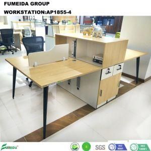 Open Designer Computer Desk Office Working Area Furniture Cubicle Workstation for 4 People (AP1855-4)