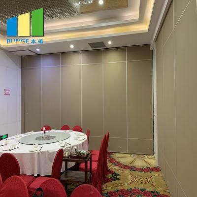 Conference Hall Aluminum Folding Door Movable Wall Sliding Partitions Walls