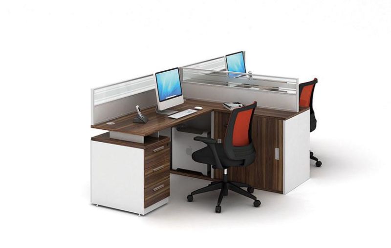 Modern Modular Cubic Aluminium Office Furniture Office Partition Computer Workstation
