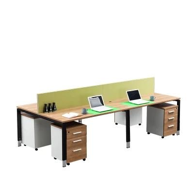 4, 6, 8 Person Set Call Center Work Table Desk Office Furniture Workstation with Cabinet