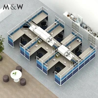 Factory Modular Customized Partition Screen Fabric Cubicle Office Workstation