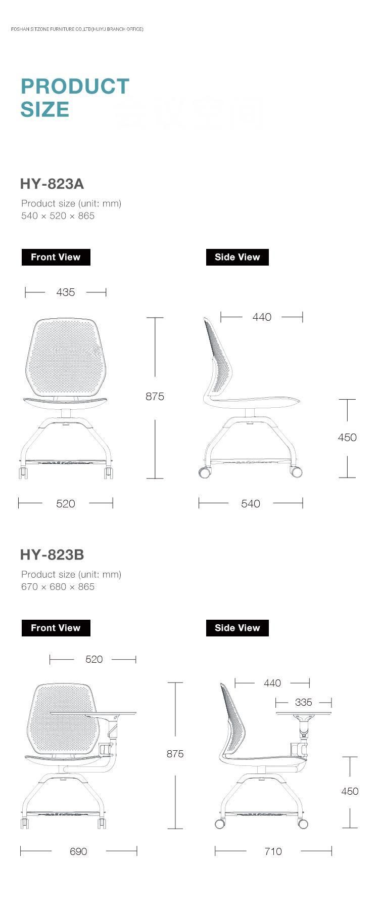 Modern Fixed Huy Standard Export Packing School Arm Meeting Chair